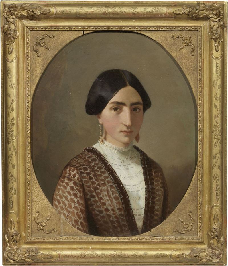 Ignoto del XIX Secolo - Ritratto Femminile