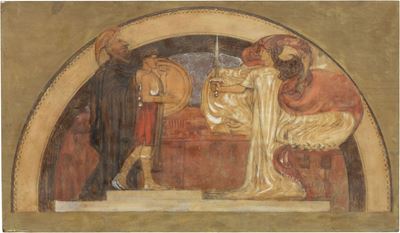 La Forza (studio a un Quarto dal Vero per la Lunetta a Mosaico del Propileo Est del Vittoriano)