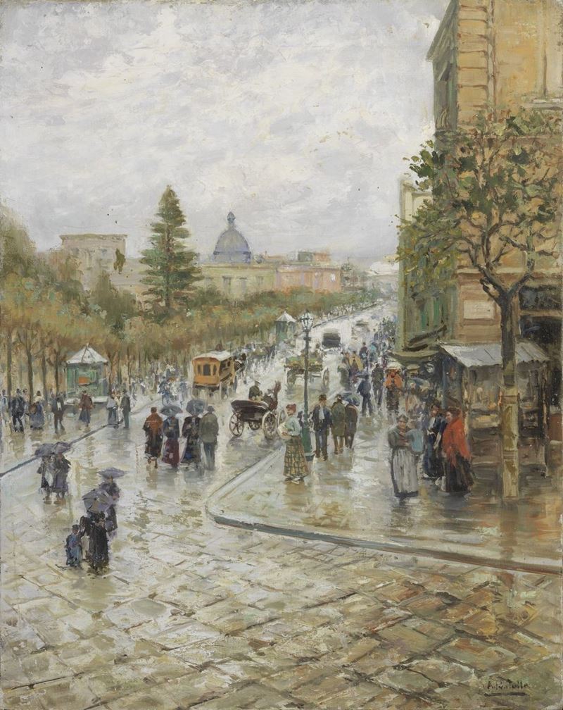 Attilio Pratella - Via Forìa a Napoli