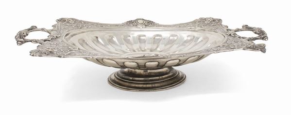Alzatina rettangolare in argento  - Auction The Art of the Table - Casa d'aste Farsettiarte