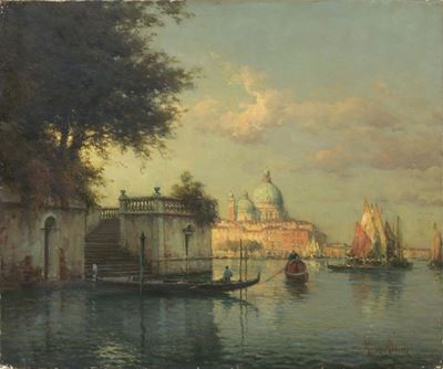Veduta della Salute a Venezia