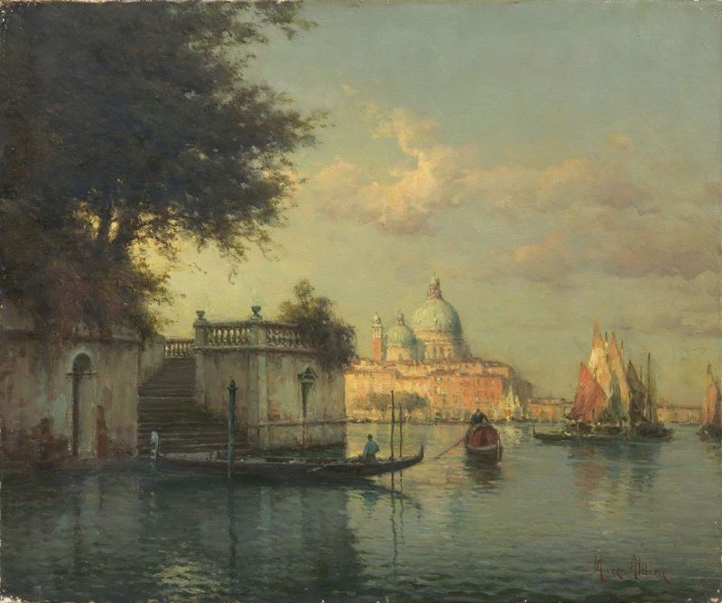 Marc Aldine - Veduta della Salute a Venezia