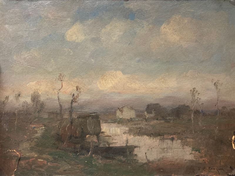 Vittore Antonio Cargnel - Primavera in Valle di Sesto
