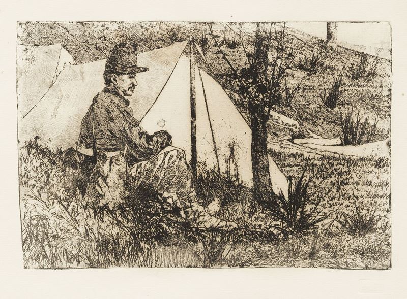 Giovanni Fattori - Accampamento