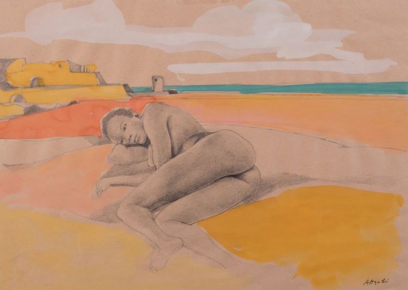 Ugo Attardi - Nudo