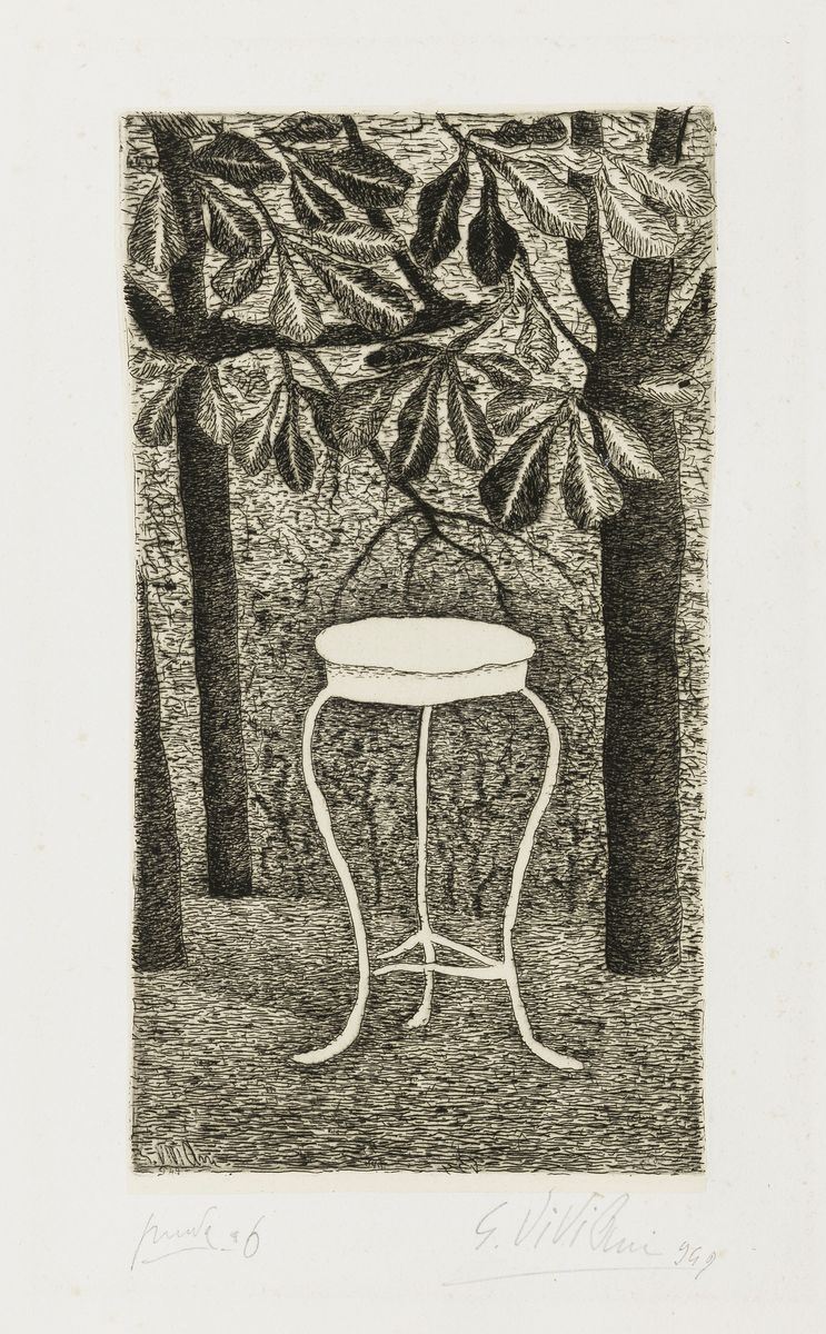 Giuseppe Viviani - Tavolino nel Bosco