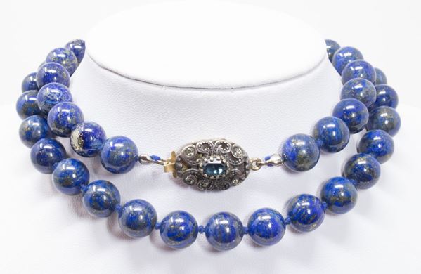 Collana in lapislazzuli  - Auction Jewels and Watches - Casa d'aste Farsettiarte