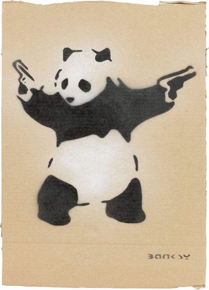 Banksy - Panda With Guns
