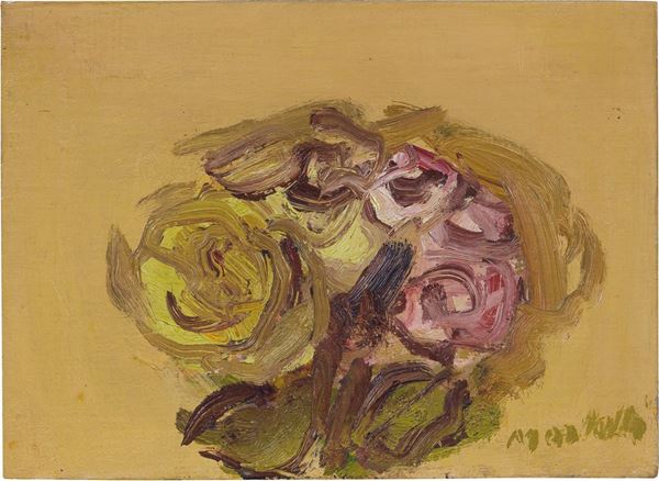 Ennio Morlotti : Rose  (1983)  - Olio su tela - Asta Arte Moderna - II - Casa d'aste Farsettiarte