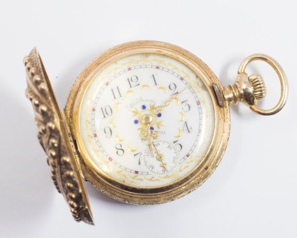 Waltham orologio da tasca in oro