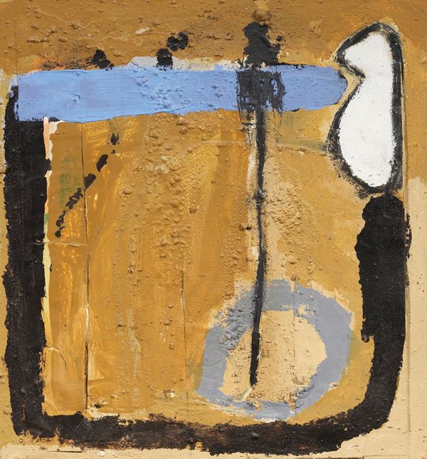 Tommaso Cascella : Senza titolo  (1987)  - Assemblaggio e tecnica mista su tavola - Asta PARADE V - Arte Contemporanea - Casa d'aste Farsettiarte