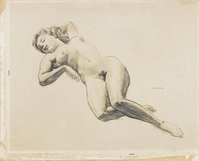Nudo Femminile Sdraiato