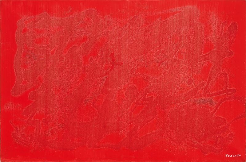 Giulio Turcato - Cangiante, Rosso / Viola