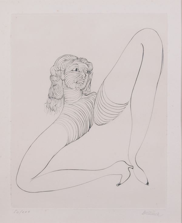 Hans Bellmer : Senza titolo  - Litografia, es. 50/100 - Auction Modern and Contemporary Art - I - Casa d'aste Farsettiarte