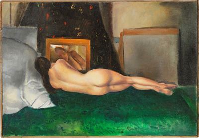 Bozzetto per il «nudo allo Specchio»