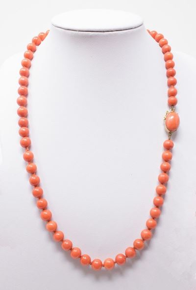 Collana in Corallo Arancio