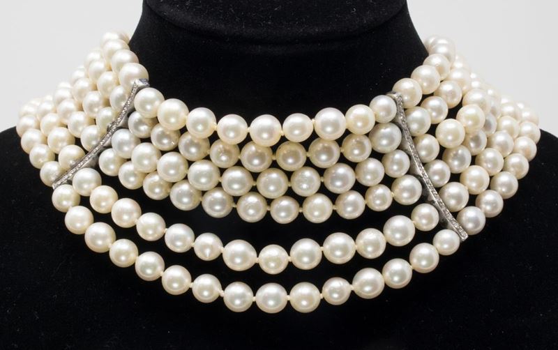 Collana Girocollo di Perle