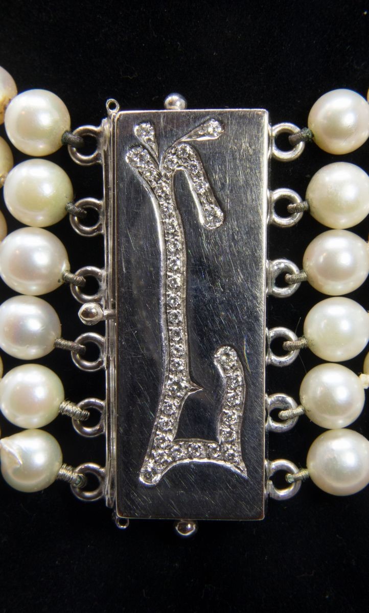 Collana Girocollo di Perle
