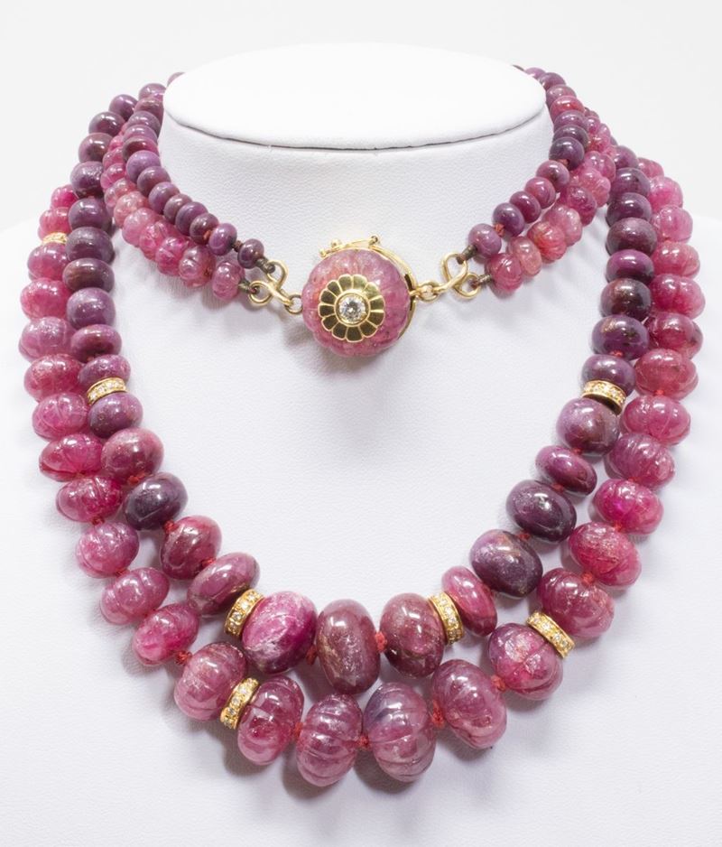 Collana di Radice di Rubino