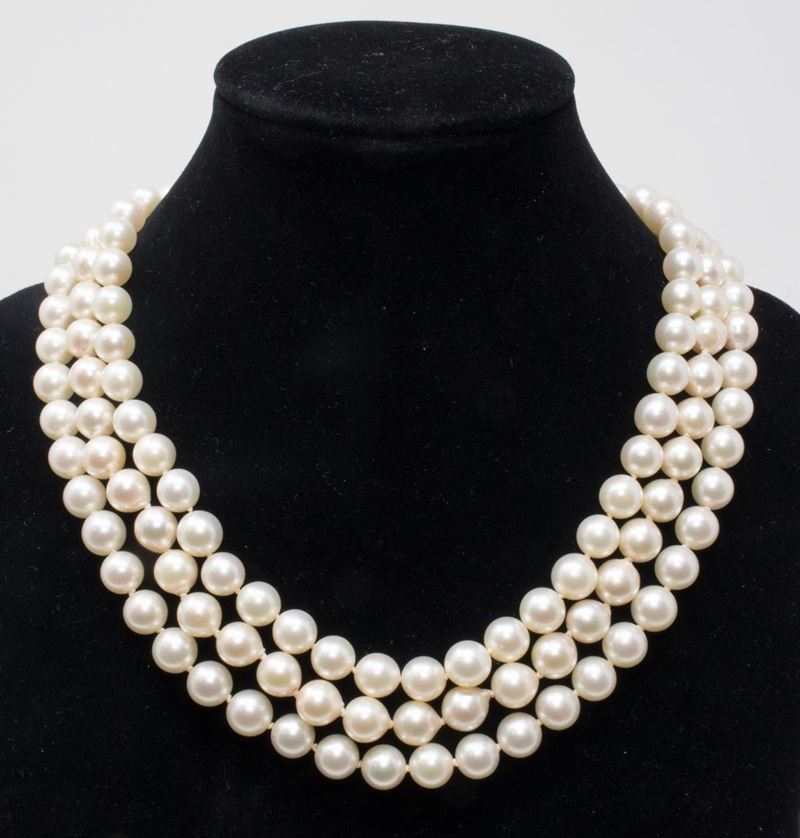 Collana Girocollo di Perle