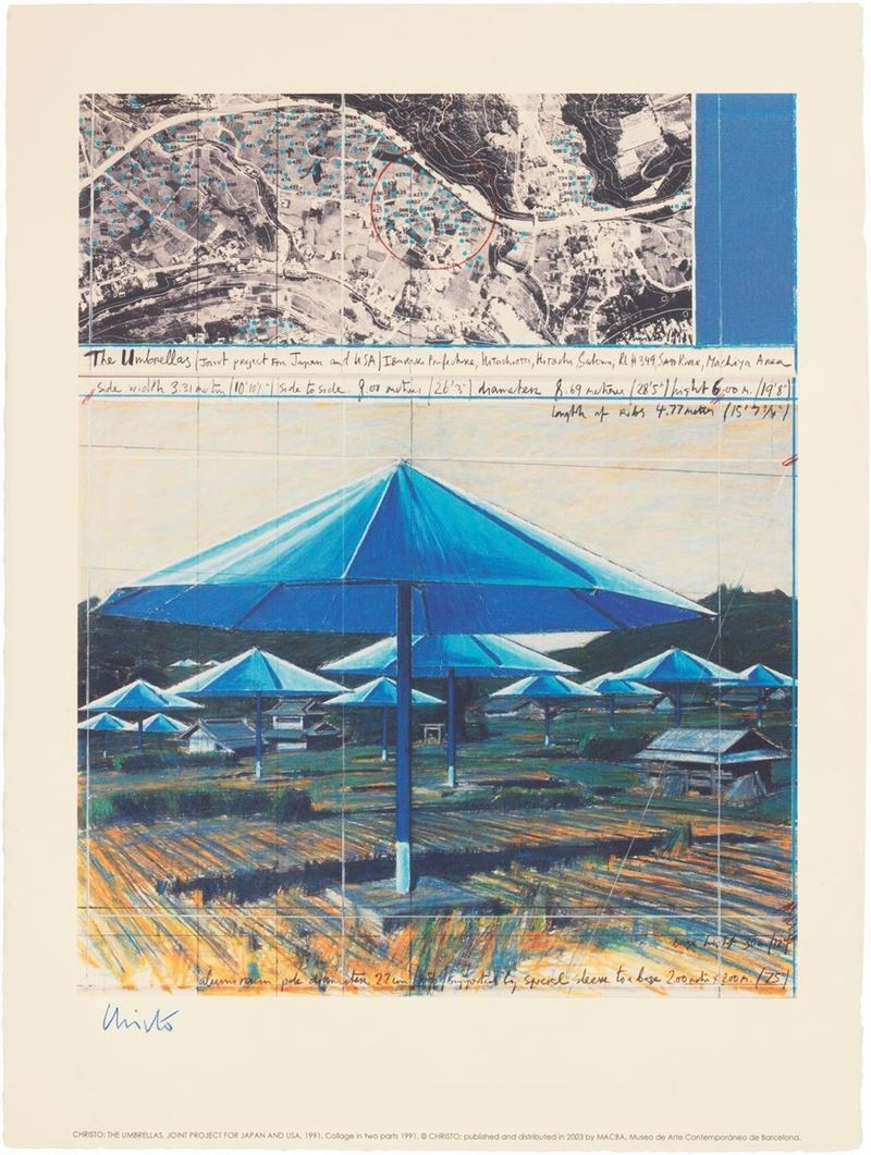 Christo Javacheff Christo - The Umbrellas (joint Project For Japan e Usa, 1991)