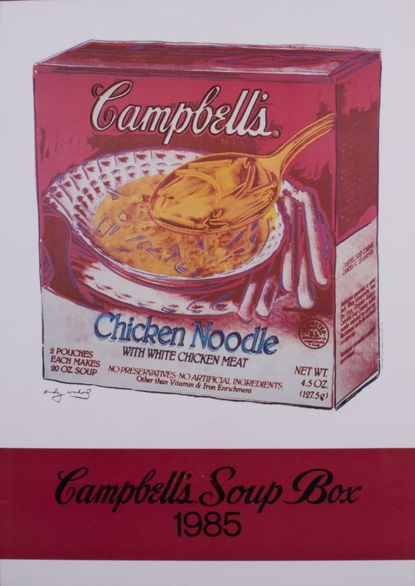Andy Warhol - Campbell's Soup Box 1985