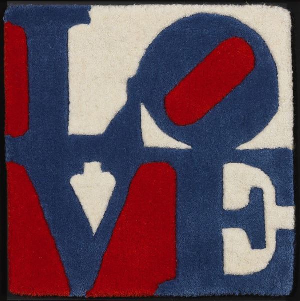 Robert Indiana : Czech Love  (2006)  - Tappeto, multiplo, es. 526/00 - Auction Parade III - Twentieth Century and Contemporary Art, Prints and Multiples - Casa d'aste Farsettiarte