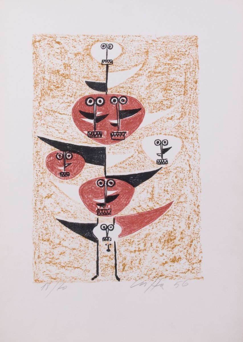 Roberto Crippa - Cartella di Sette Grafiche