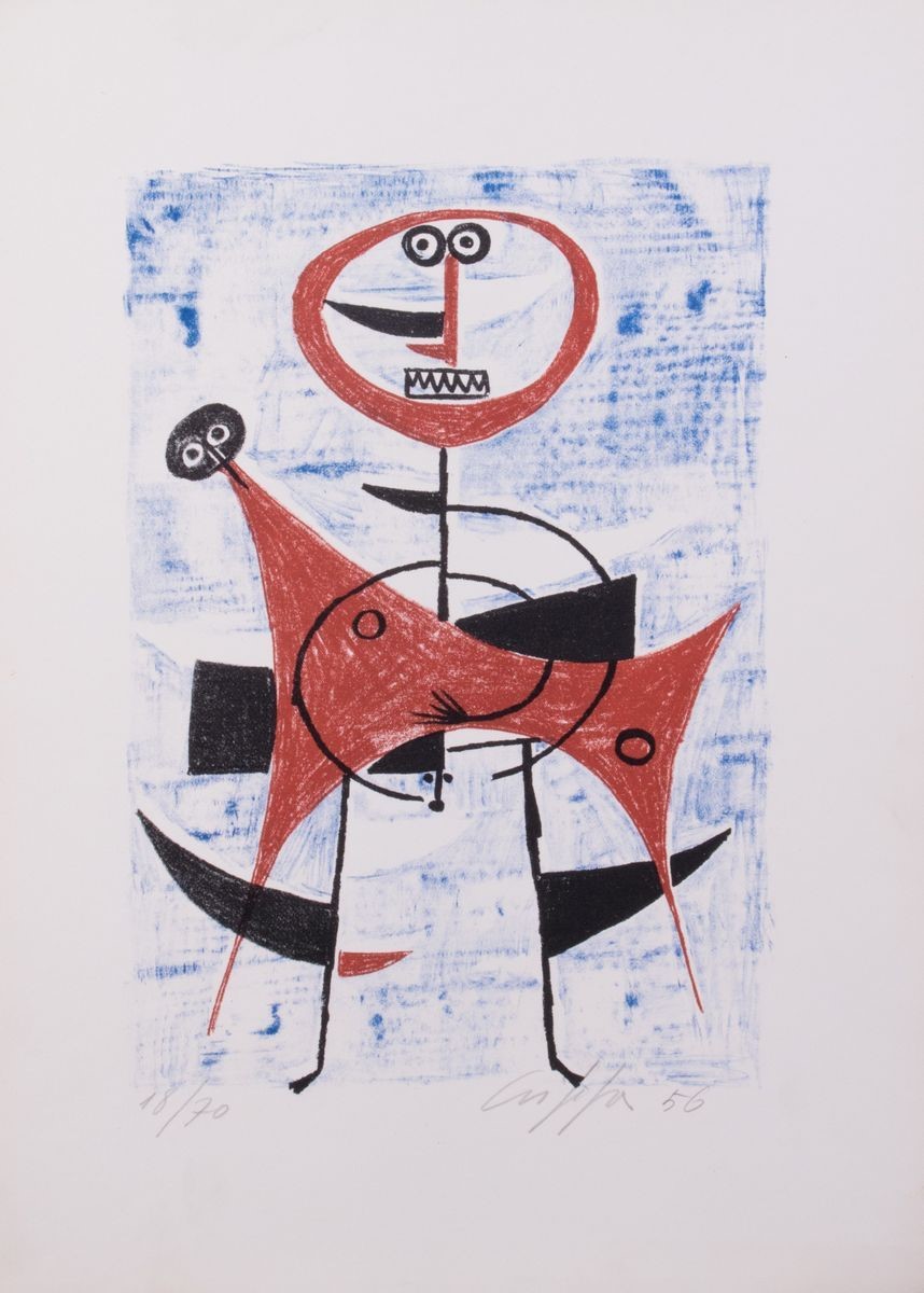 Roberto Crippa - Cartella di Sette Grafiche