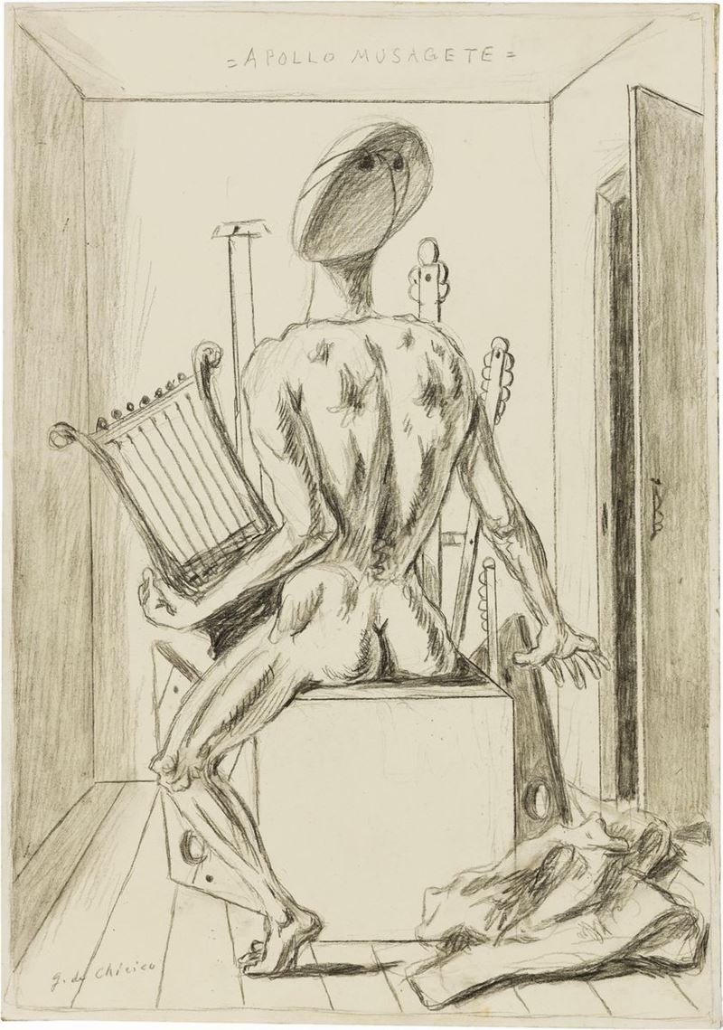 Giorgio De Chirico - Apollo Musagète