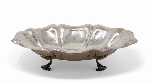 Zaramella grande centrotavola in argento  - Auction The Art of the Table - Casa d'aste Farsettiarte