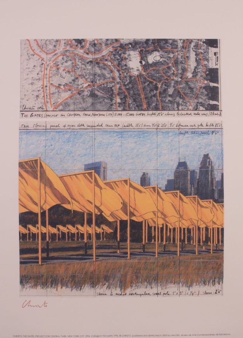 Christo Javacheff Christo - The Gates, Project For Central Park