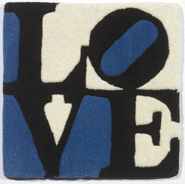Robert Indiana : Estonian Love  (2006)  - Tappeto, multiplo, es. 293/00 - Asta PARADE V - Arte Contemporanea - Casa d'aste Farsettiarte