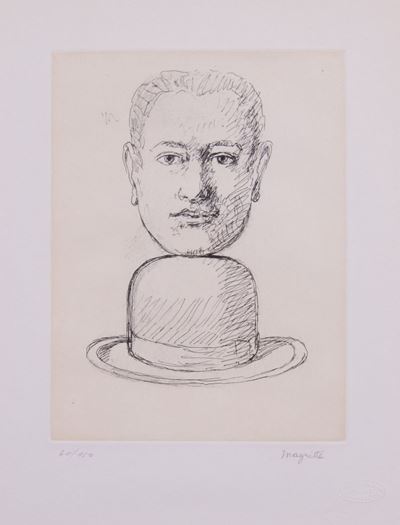 Homme Au Chapeau Melon