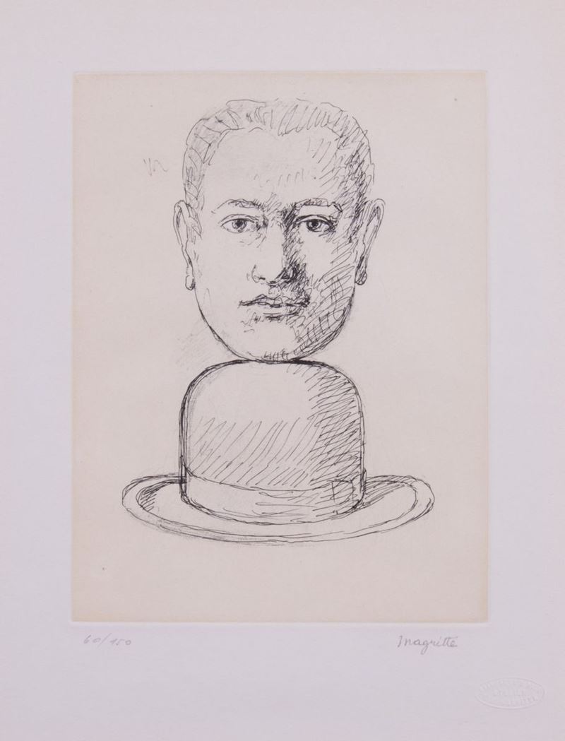 René Magritte - Homme Au Chapeau Melon