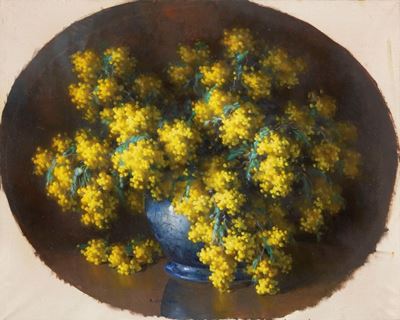 Natura Morta con Mimosa