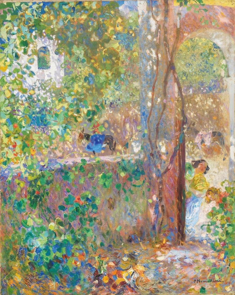 Plinio Nomellini - Mattino a Capri
