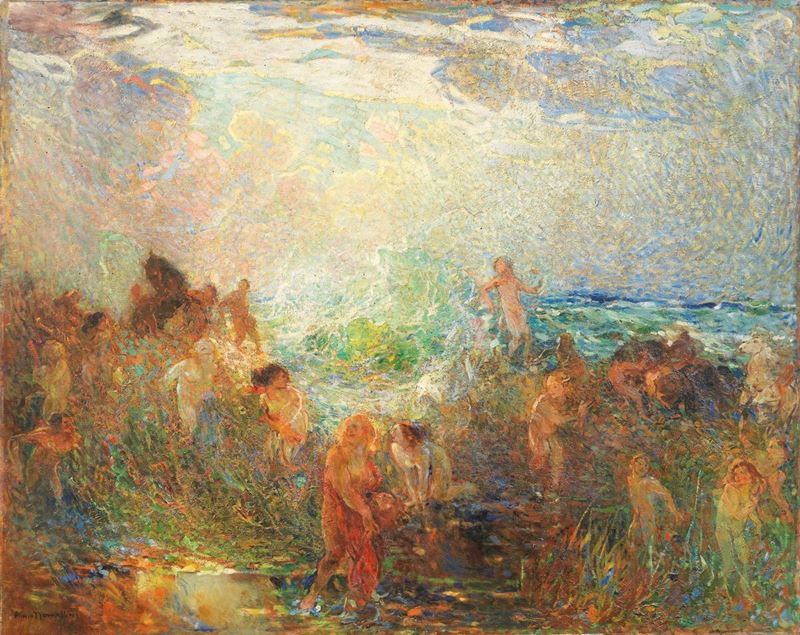 Plinio Nomellini - Fantasia (estate sul Mar Tirreno)