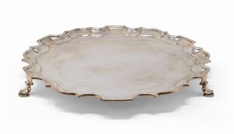 Salver Circolare in Argento