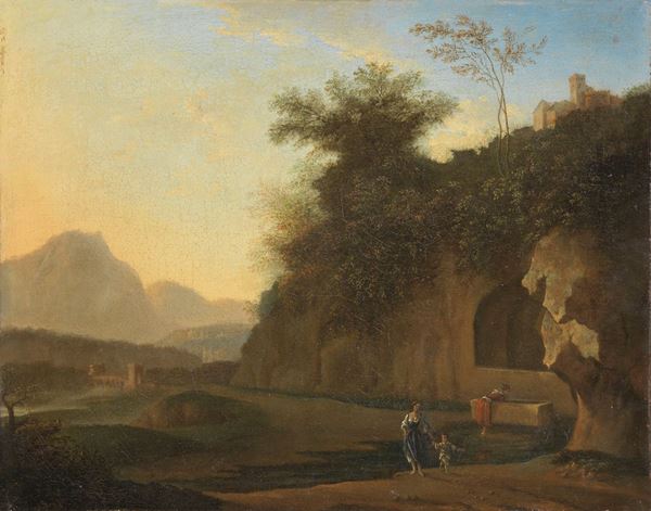 Hans de Jode (attr. a) - Paesaggio italiano