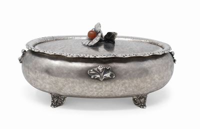 Scatola in Argento con Coperchio