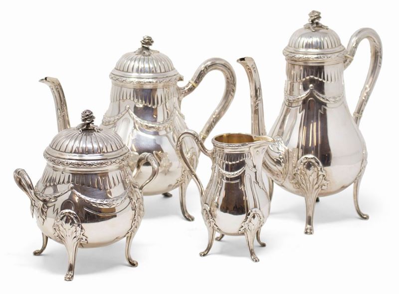 Servizio da Tè e Caffè in Argento
