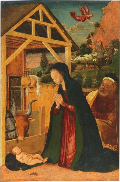 Natività con Annuncio ai Pastori