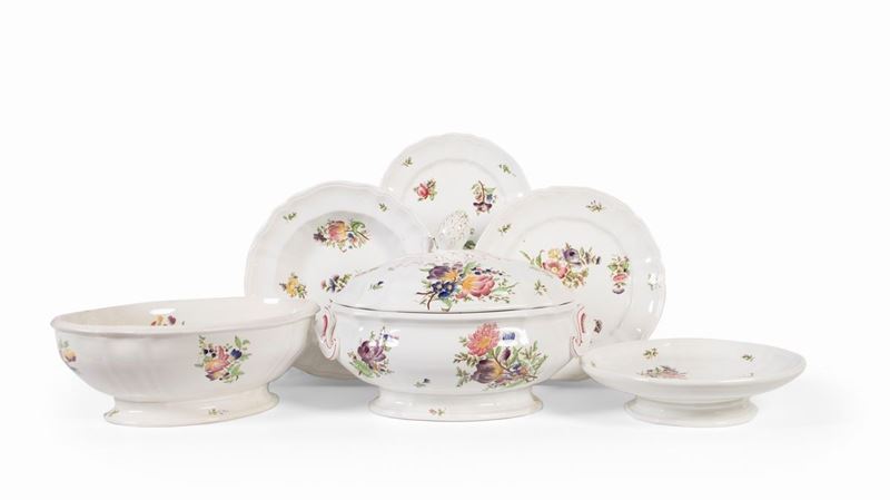 Servizio da Tavola in Maiolica s.C. Richard Strassbourg