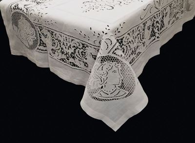 Copritavolo in Lino Bianco