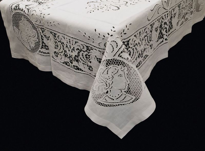 Copritavolo in Lino Bianco
