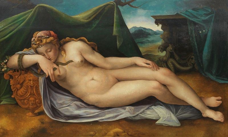 Scuola Senese del XVI Secolo - Cleopatra
