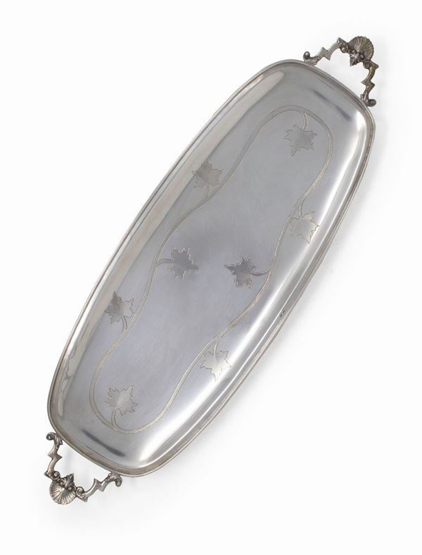 Castaudi & Gautero alzatina biansata in argento