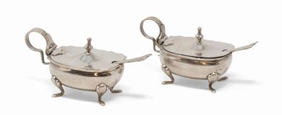 Coppia di Salierine in Argento