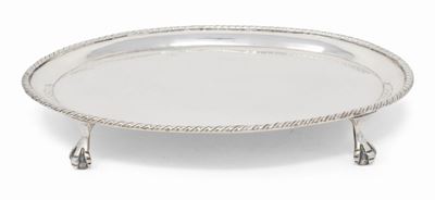 Antica Alzatina Ovale in Argento